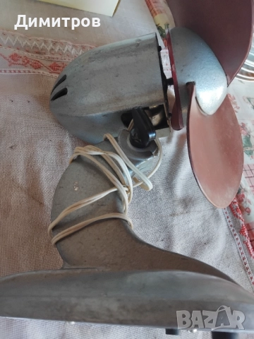 Руски старинен вентилатор, снимка 3 - Колекции - 51447381