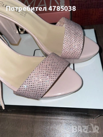 Токчета 38 размер, снимка 4 - Дамски обувки на ток - 54060076