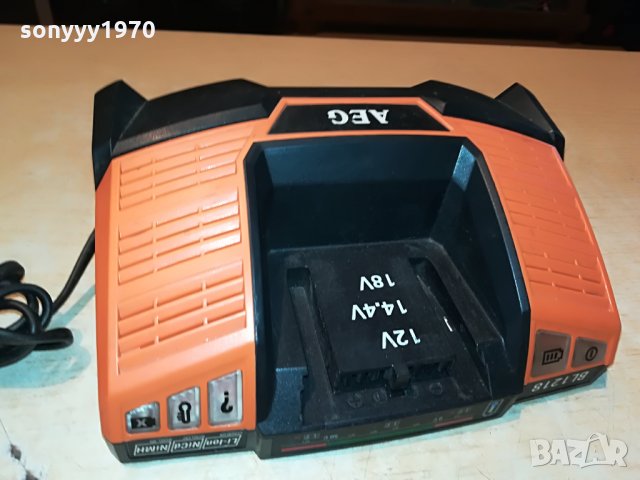 AEG 12-18v li-ion/nicd/nimh battery charger 1608210732, снимка 3 - Винтоверти - 33833809