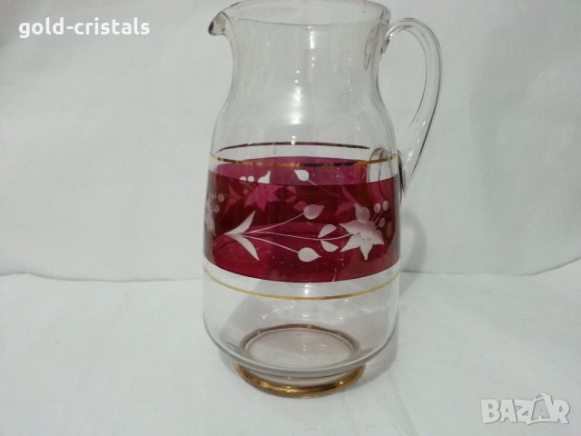 Ретро стъклена кана 