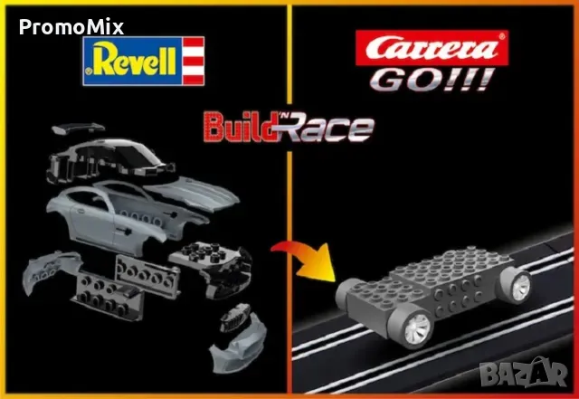  Конструктор макет Revell 23152 Build N Race Mercedes AMG GTR 1:43 Сглобяем модел Колекционерска , снимка 3 - Конструктори - 47665637