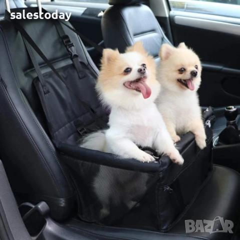 Седалка за кола за кучета, Кош за домашни любимци за автомобил, Столче за кола, снимка 2 - Аксесоари и консумативи - 51533151