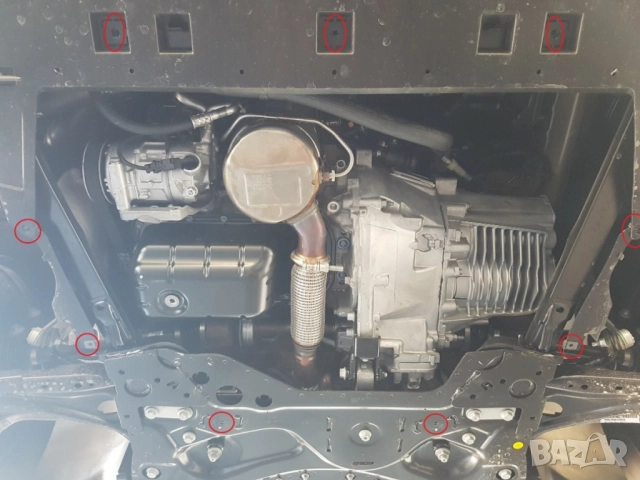 Метална кора под двигател и скоростна кутия Citroen Berlingo 2018г – 2025г, снимка 4 - Аксесоари и консумативи - 51662292