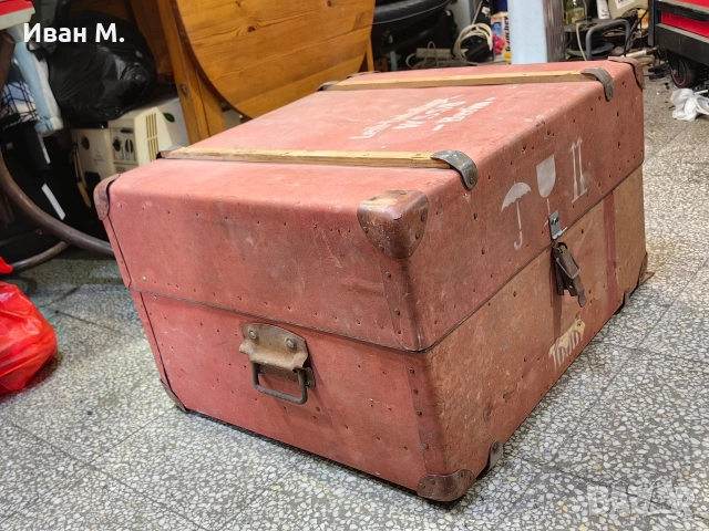 Немски транспортен сандък , снимка 3 - Антикварни и старинни предмети - 52814684