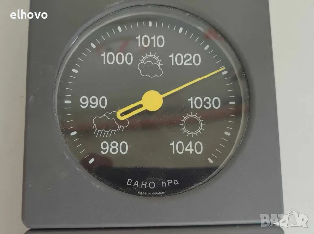 Хигрометър, термометър, барометър, часовник, снимка 4 - Антикварни и старинни предмети - 50264317