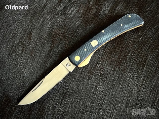 Сгъваем джобен нож RR Denim Micarta Work Knife. (RR2347), снимка 1 - Ножове - 42874550