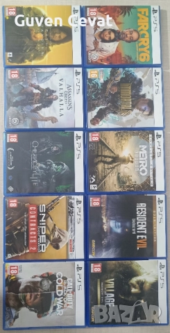 Здравейте продавам Playstation 5 игри 