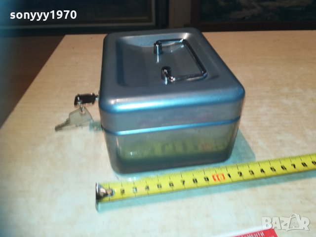 метална каса сеиф кутия с 2 ключа 0303211026, снимка 3 - Колекции - 32022730