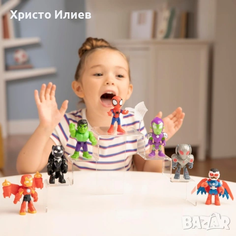 Спайди и неговите невероятни приятели Iron Man непобедимите Marvel 7 броя, снимка 6 - Фигурки - 54023244
