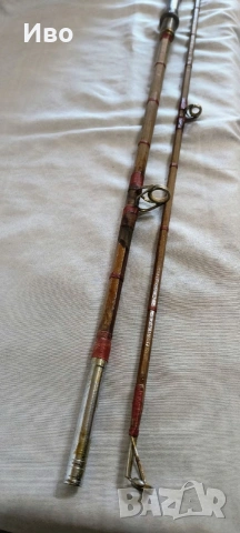 Колекционерска японска ръчно изработена стара бамбукова пръчка, снимка 4 - Колекции - 53131458