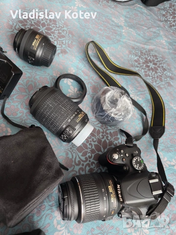 Nikon D5100 пълен комплект с 3бр обектива и аксесоари, снимка 11 - Фотоапарати - 50823412