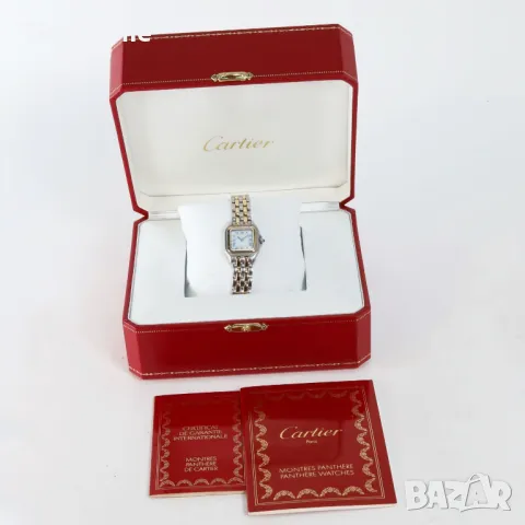 Cartier Panthere De Cartier 30mm x 23mm Steel & Yellow Gold White Dial Дамски Различни Варианти, снимка 3 - Дамски - 47990608