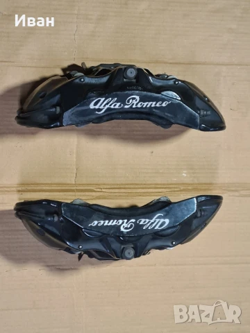 Спирачни апарати Брембо 6 бутално и 360мм дискове Алфа Джулия 2.9 QV и накладки, снимка 2 - Части - 51247581