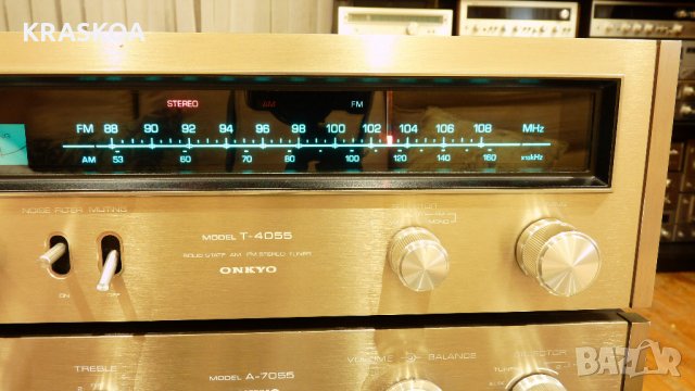 ONKYO A-7055 & ONKYO T-4055, снимка 4 - Ресийвъри, усилватели, смесителни пултове - 30015799