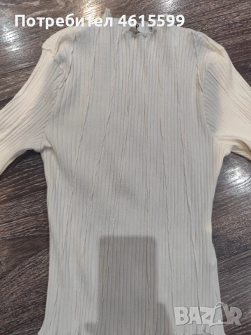 бяла блузка, снимка 3 - Блузи с дълъг ръкав и пуловери - 53878523