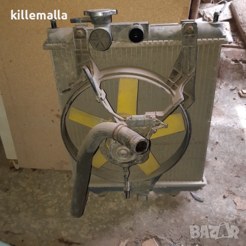 Воден радиатор с перка и дифузьор-Нисан Микра