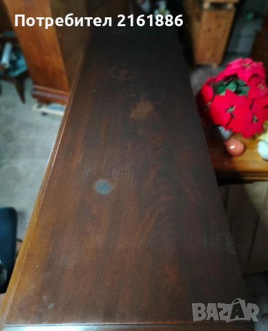 Елегантен дъбов шкаф с дърворезба , снимка 9 - Шкафове - 53005202