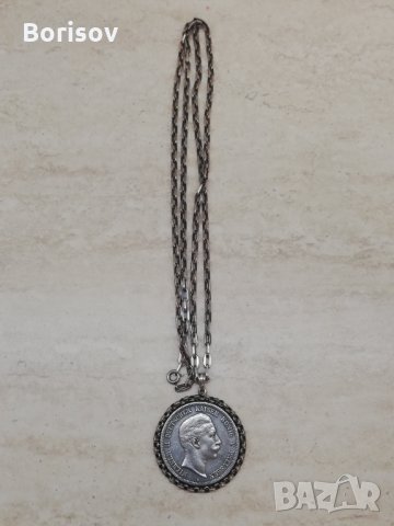 Wilhelm II медальон 1898, снимка 4 - Антикварни и старинни предмети - 30634507