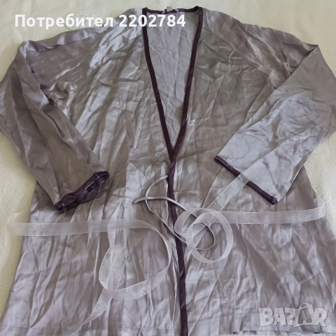 Естествена коприна рокля,потник,блуза,халат, снимка 16 - Бельо - 37841728