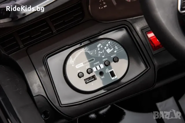 Audi Q7 12V – Детска акумулаторна кола, Черна, EVA гуми, снимка 10 - Детски велосипеди, триколки и коли - 49743740