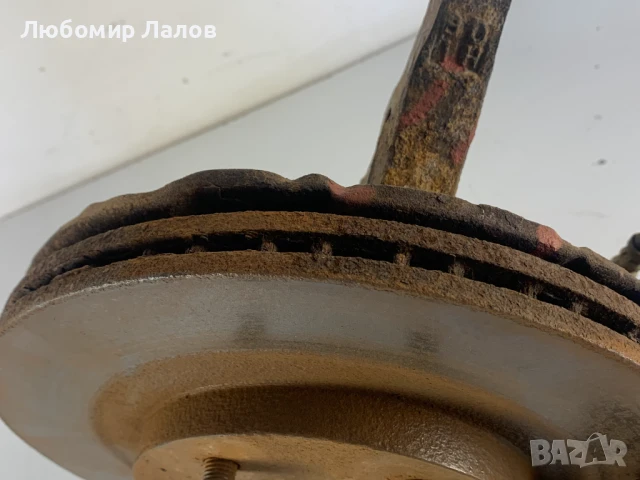 Преден ляв шенкел главина диск апарат Mitsubishi Pajero Pinin (98-07)г, снимка 2 - Части - 50838082