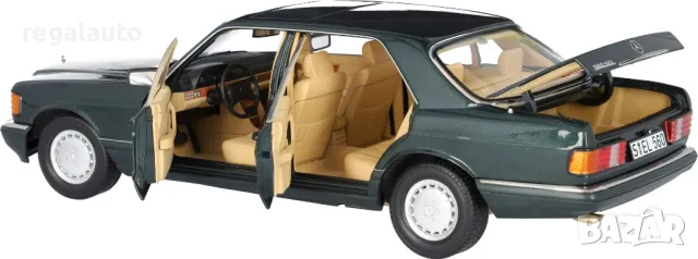 B66040682,умален модел die-cast Mercedes-Benz 560 SEL V 126 (1985-1991),1:18, снимка 9 - Колекции - 40331838
