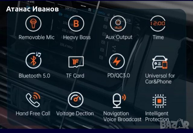 Качествен фм трансмитер  с блутут (sony pioneer jvc kenvood) , снимка 8 - Аксесоари и консумативи - 35516645
