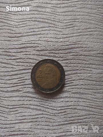 2 евро монета Австрия 2002 г.
