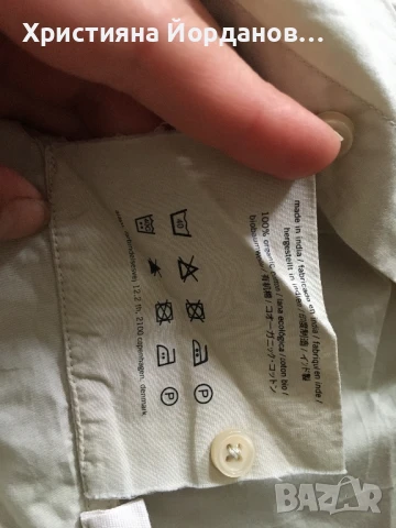 памучна риза (organic cotton ), снимка 5 - Ризи - 50719604