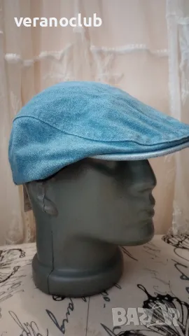 Мъжки дънков каскет Светъл