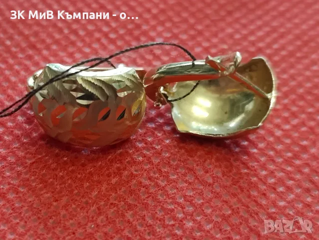 Златни дамски обеци 1.66гр-14к