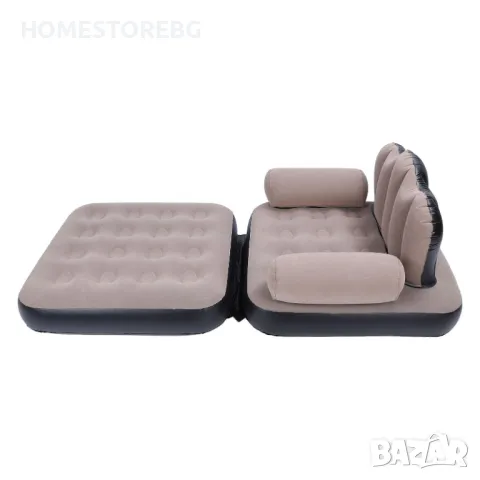 🛋️ Надуваем фотьойл 5 в 1 SuperSofa – Пет вида комфорт в едно удобно решение! 🛋️, снимка 5 - Надуваеми легла - 50312742