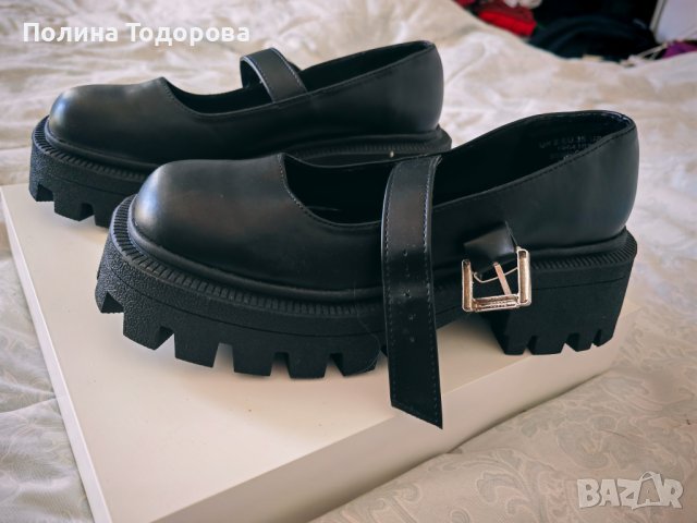 Черни обувки Asos, номер 35, снимка 2 - Дамски ежедневни обувки - 42769621