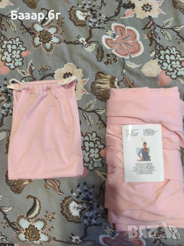 Бебешки слинг розов 