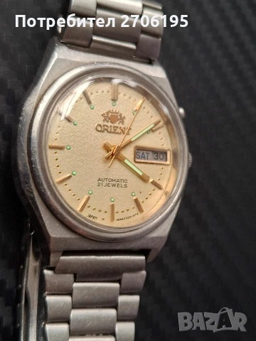 Vintage Orient Automatic 21 jewels- Ориент автоматик 21 камъка , снимка 10 - Мъжки - 54360013