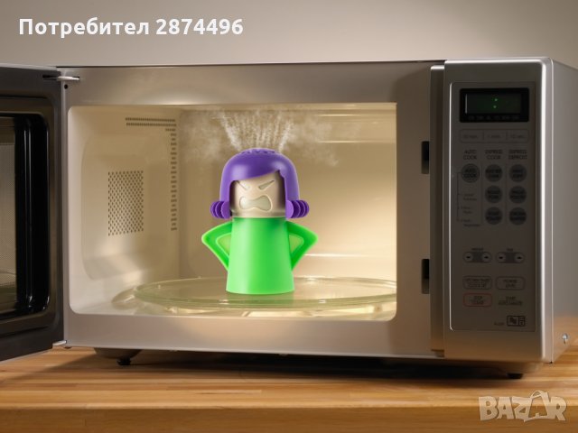 Уред за почистване на микровълнова фурна Angry Mama, снимка 2 - Други стоки за дома - 30898277
