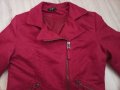 Малиново червено късо яке, снимка 2