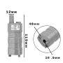 Помпа потопяема, 12V, 15W, 10л / мин., За маркуч 12 мм, снимка 2