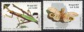 Чисти марки Фауна Насекоми Пеперуда Богомолка 1987 Бразилия