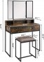 ПРОМОЦИЯ Тоалетка с табуретка в индустриален стил YSG-21304-RC, снимка 2