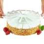 Разделител за торта Fackelmann 43914 Cake cooler 32см Двустранната поставка Поднос рязане на торта, снимка 4