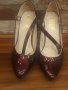 Продавам чисто нови обувки цвят бордо,естествена кожа!, снимка 1 - Дамски елегантни обувки - 35376728
