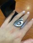 Сребърен пръстен , снимка 3