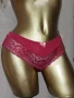 Hunkemoller S/M Червена дантелена изрязана бикина , снимка 2