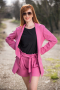 Елегантно сако в розево, снимка 1 - Сака - 44590100