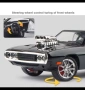 Метален реалистичен модел на  Dodge Charger 1970 / Dom's Car/ Fast and Furious/Бързи и Яростни, снимка 7
