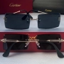 Cartier Мъжки слънчеви очила правоъгълни 3 цвята черни кафяви сини, снимка 4