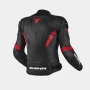 Мъжко кожено мото яке за мотор SHIMA CHASE BLACK/RED 2025, снимка 3