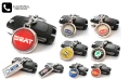 Автомобилни метални ключодържатели за Volkswagen Skoda Seat Suzuki Fiat Renault Alfa Romeo Peugeot, снимка 2