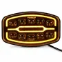 LED халоген 55W 12-24V с бяла и Amber контурна светлина, снимка 2